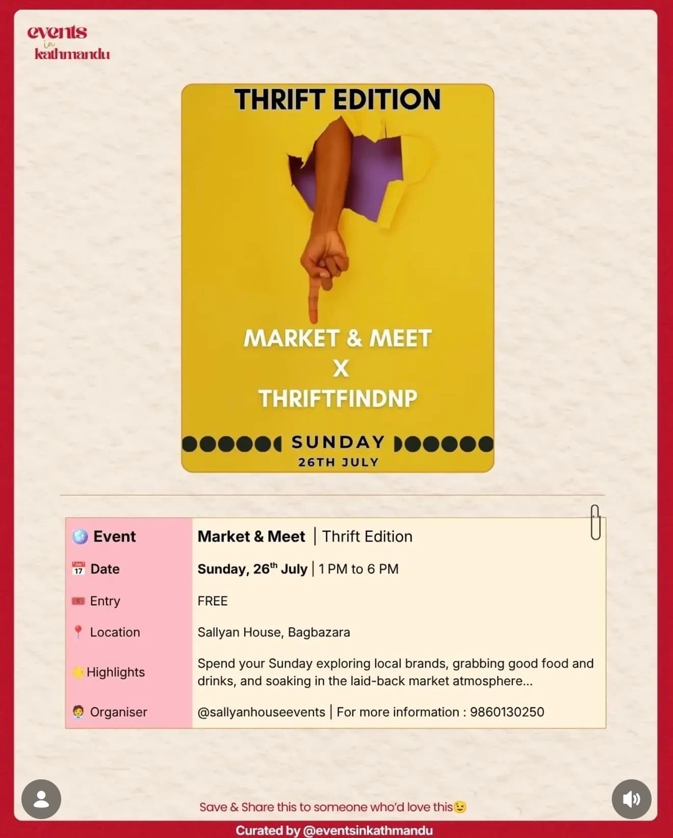 Market & Meet | Thrift Edition
