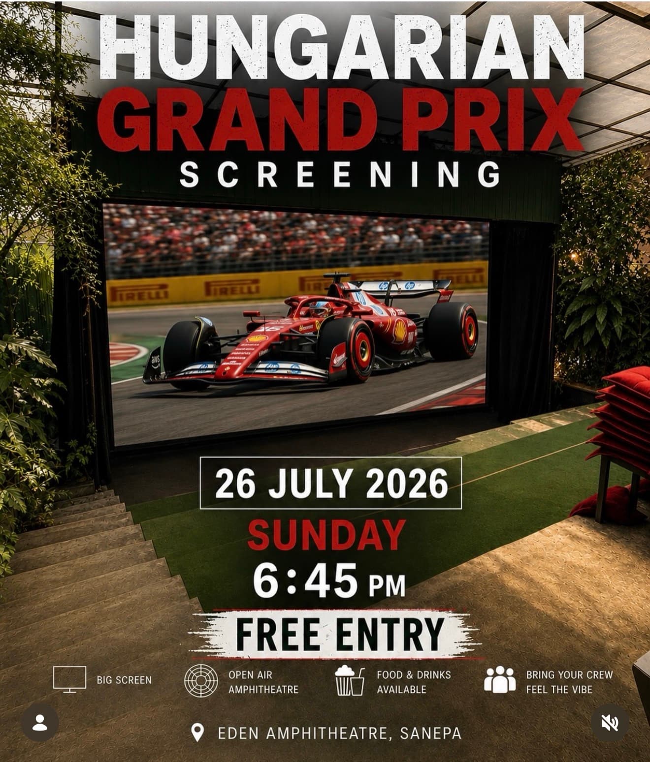 Hungarian Grand Prix Screening
