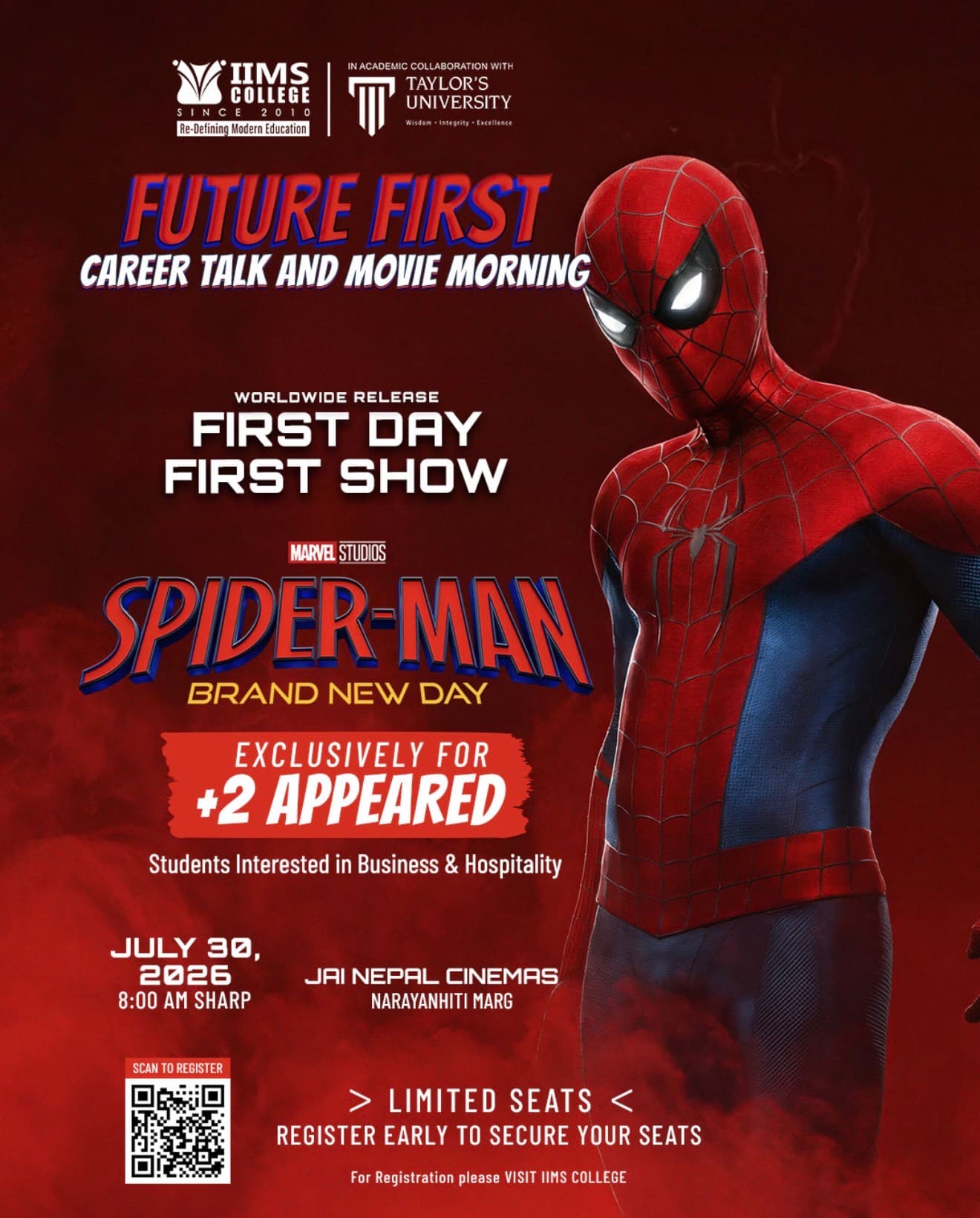 Future First Career Talk and Movie Morning - Spider-Man: Brand New Day