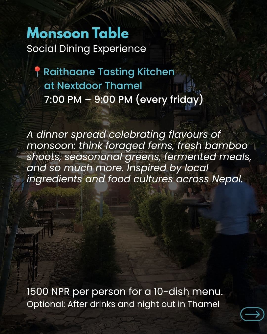 Monsoon Table - Social Dining Experience