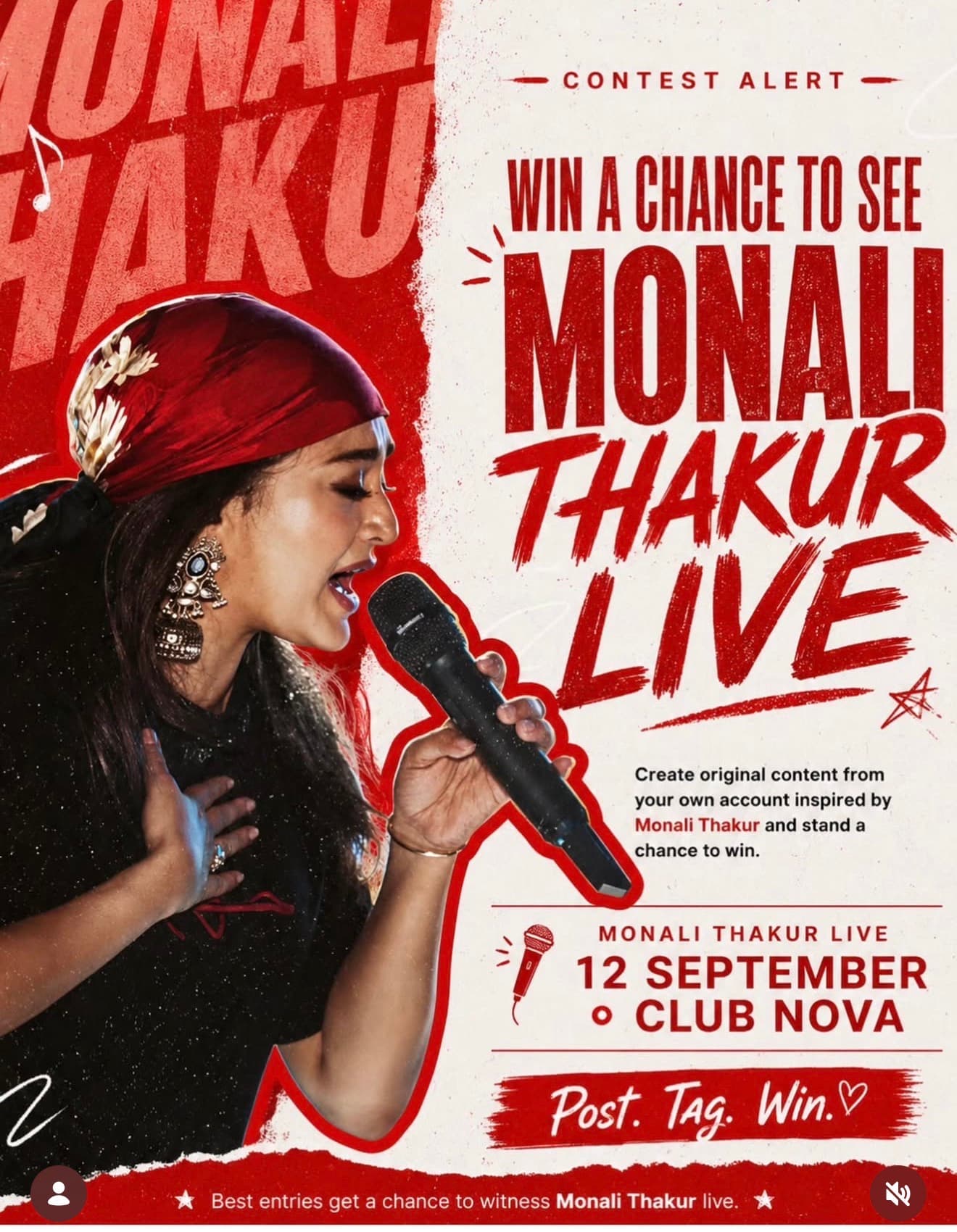 Monali Thakur Live