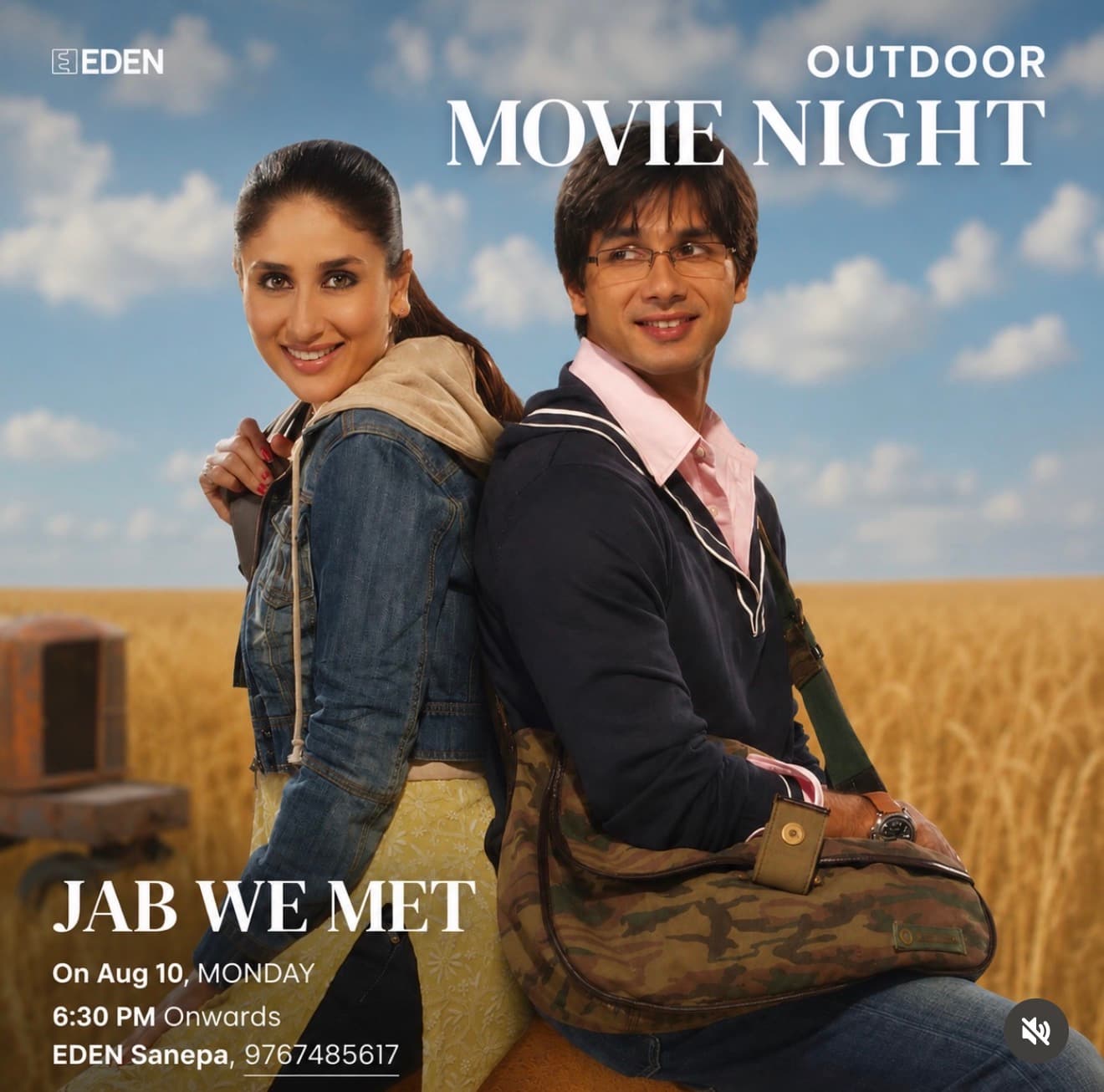 Outdoor Movie Night - Jab We Met