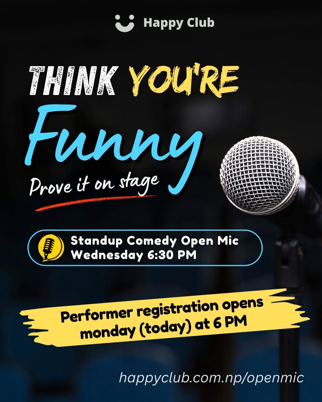 Standup Comedy Open Mic