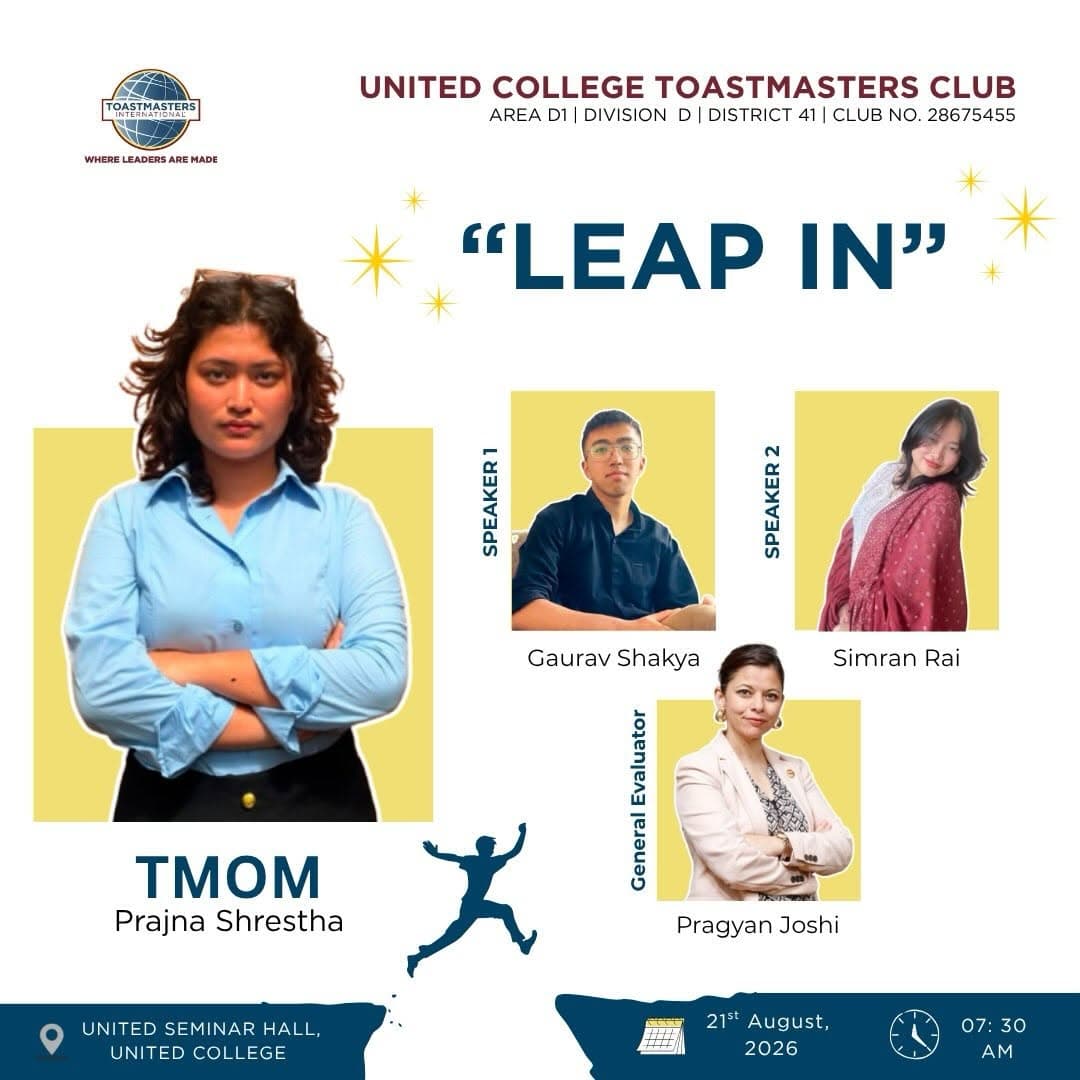 LEAP IN - United College Toastmasters Club